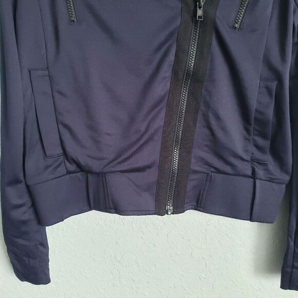 Cabi Navy Blue Chance Full Zip Moto Jacket - Picture 3 of 7